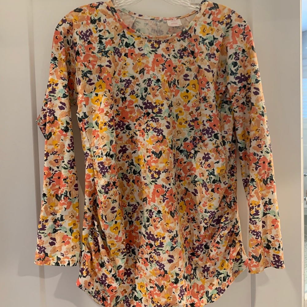 Isabel Maternity Long Sleeve Rash Guard Size L